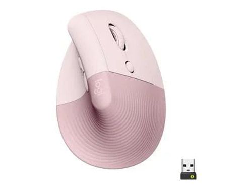 Logitech Lift Vertical Ergonomic Mouse Rose