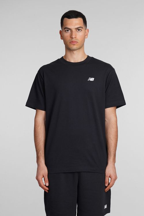 T-shirt In Black Cotton