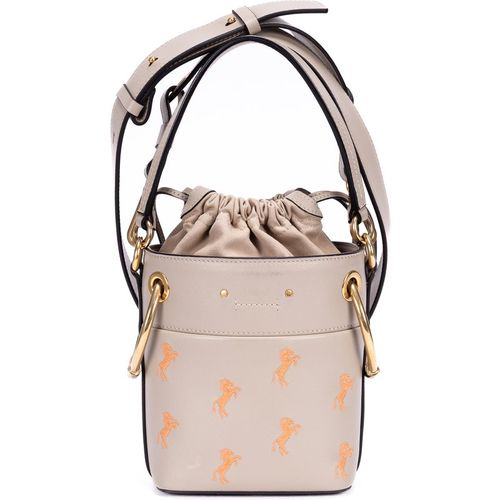 Chloe Pre-owned Womens Roy Bucket Shoulder Bag - Grey - One