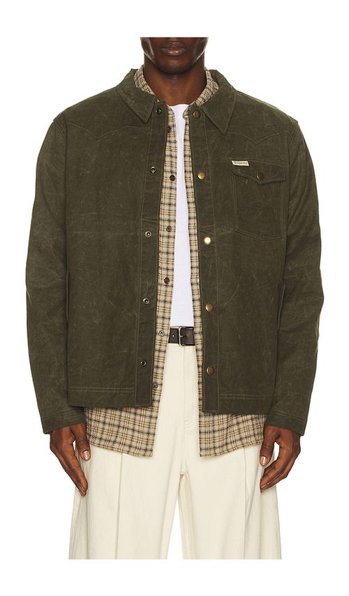 Sendero Provisions Co. Rancho Waxed Jacket in Sage. - S also in
