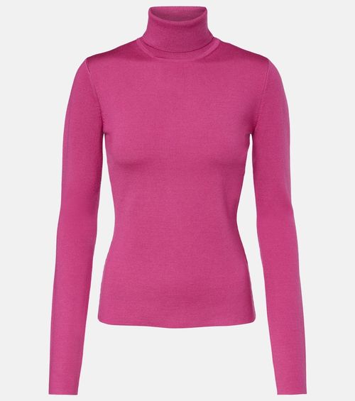 May wool, cashmere, and silk turtleneck sweater