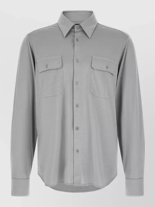 Tom Ford - long sleeve shirt buttoned cuffs chest pocket