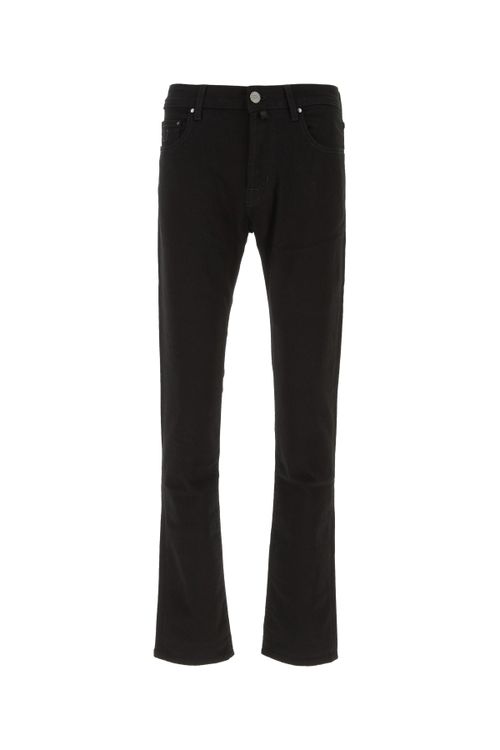 Five-Pocket Denim Jeans — Black