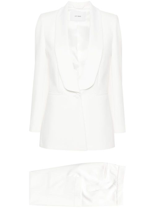 Single-breasted suit - White