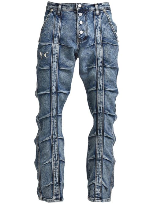 Line GOB jeans - Blue