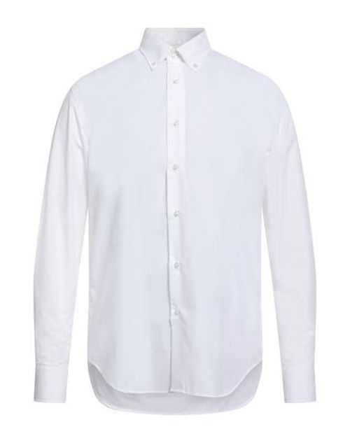 At. p.co Man Shirt White Size 15 ¾ Cotton, Polyester