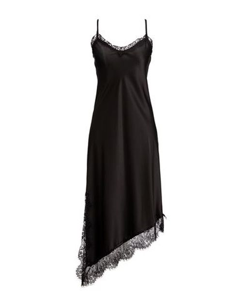 Woman Maxi dress Black Size 6 Polyester, Elastane