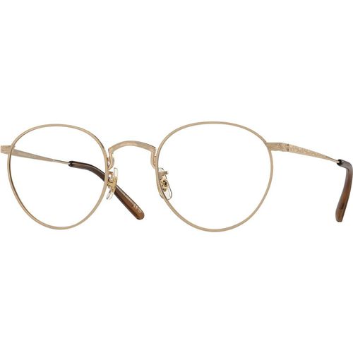 Oliver Peoples Unisex Oliver Peoples OV1330T OP-47 5035 Optical frames Titanium Gold Transparent Pantos Norma