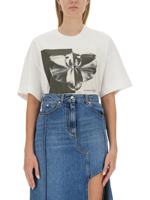 White Graphic Crew Neck T-Shirt