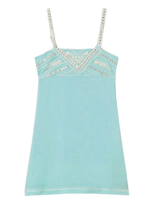 TWINSET embroidered cami dress - Green