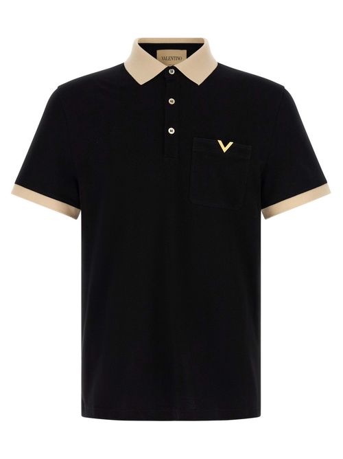 Black Shirt Collar Polos