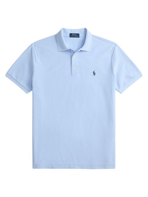 Blue Shirt Collar Polo