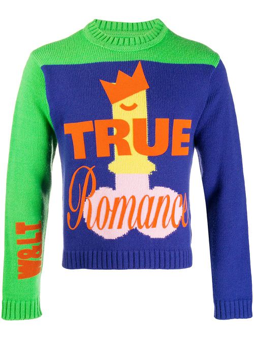 1996/97's Wonderland True Romance jumper - Blue