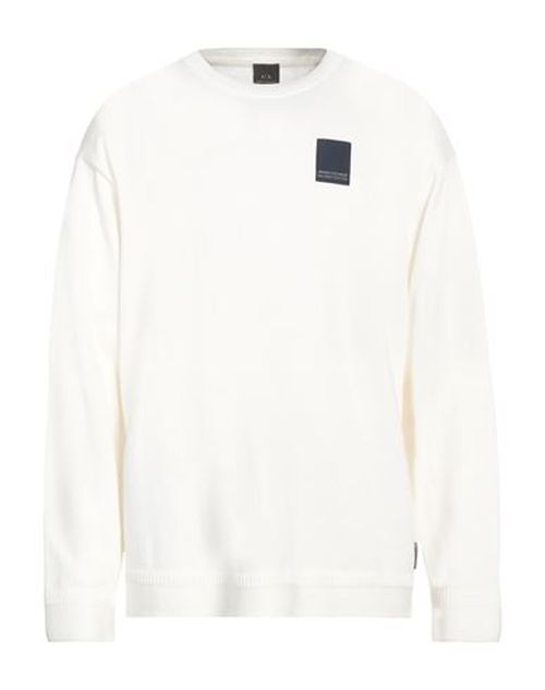 Man Sweater Ivory Size L Cotton