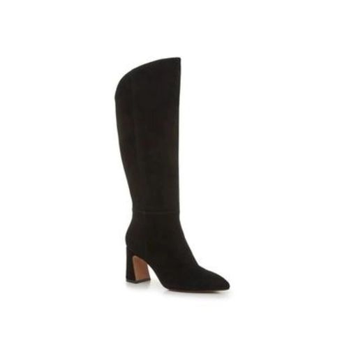 Women's Kailen Boots Black Pointed Toe Wide Calf HAWK1990
