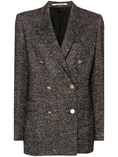Double-breasted blazer - Black
