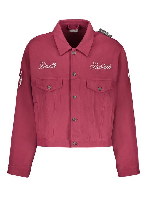 Isabella 1985 embroidered-design cotton jacket
