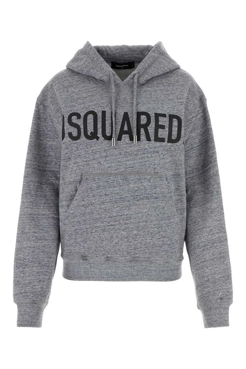 Melange Grey Cotton Sweatshirt