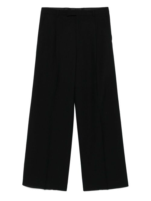 Wool trousers - Black