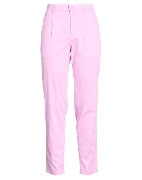 Woman Pants Pink Size 34 Cotton, Polyamide, Elastane