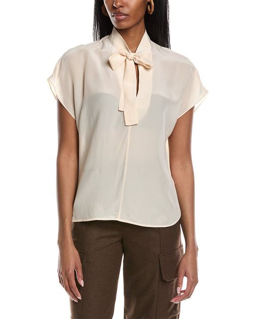 Ashley Silk-Blend Blouse