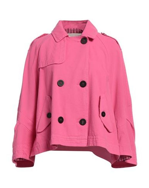 Woman Denim outerwear Fuchsia Size 6 Cotton
