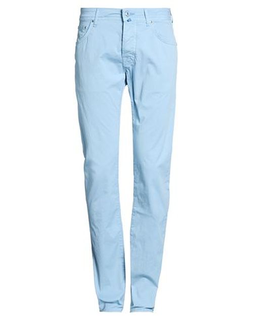 Jacob Cohёn Man Pants Sky blue Size 32 Cotton, Elastane, Polyester
