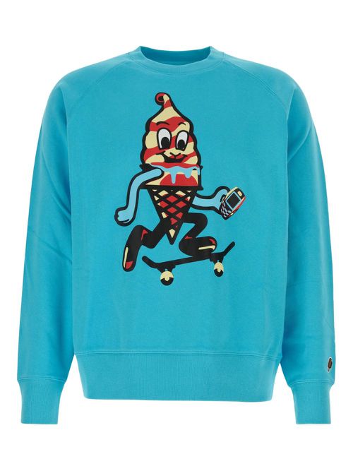 ICECREAM cotton sweatshirt - Blue