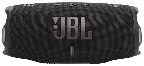 Charge 6 Portable Bluetooth Speaker Waterproof with AI Sound Boost in Black