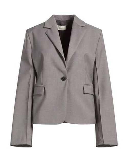 Woman Blazer Grey Size M Polyester, Viscose, Elastane