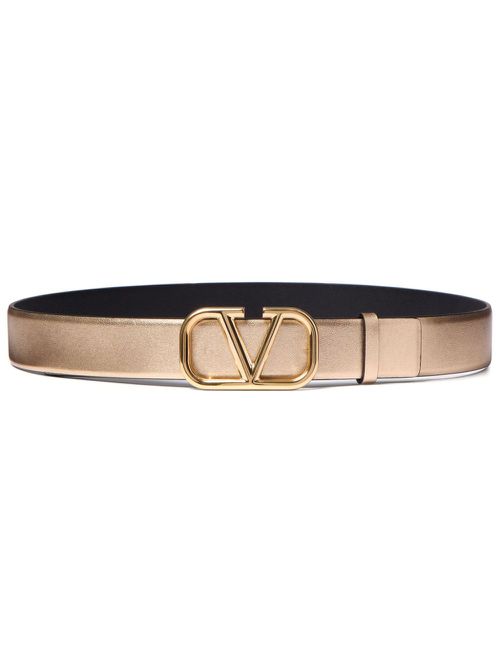 VLogo Signature belt - Gold