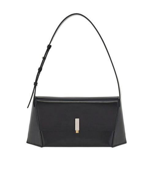 Salvatore Ferragamo Geometric Logo Engraved Shoulder Bag