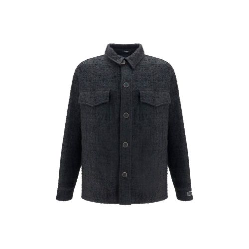 Tweed Structured Jacket — Black