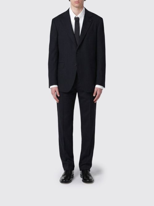 Suit Men color Blue