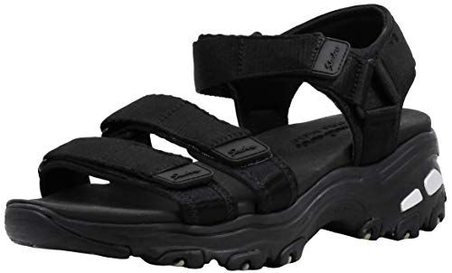 Skechers Women's D-Lites-Fresh Catch Sport Sandal White