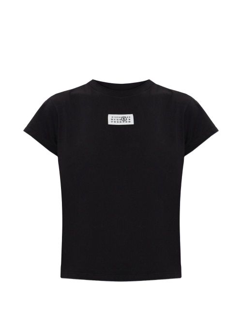 Logo-Label T-Shirt — Black