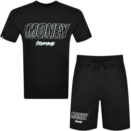 Money Compound Shorts Tracksuit Black