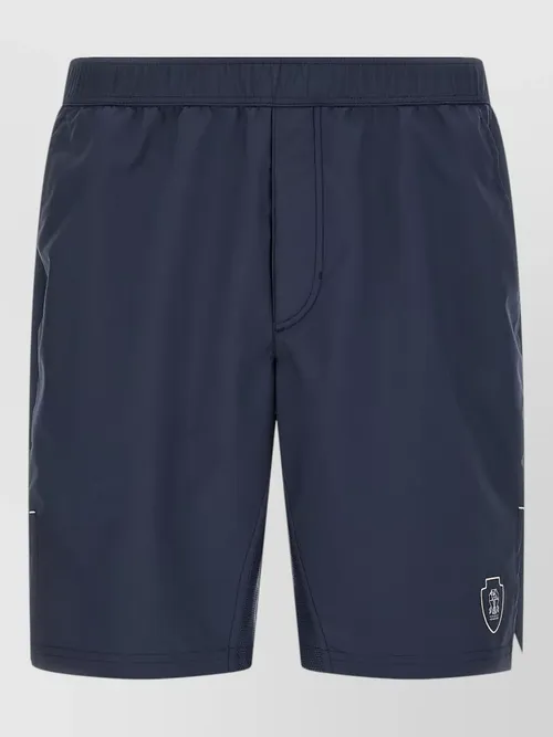 Brunello Cucinelli - logo-print tennis deck short