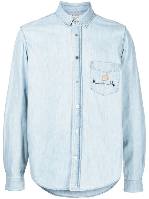 Embroidered shirt - Blue