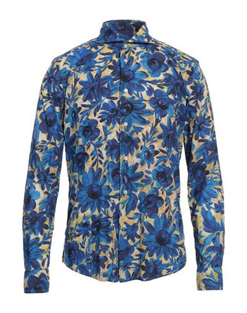 Natural Low Impact Man Shirt Blue Size 15 ¾ Cotton