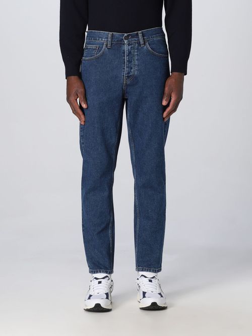 Pants Men color Blue
