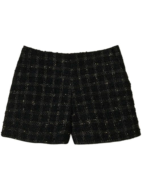Tweed shorts - Black
