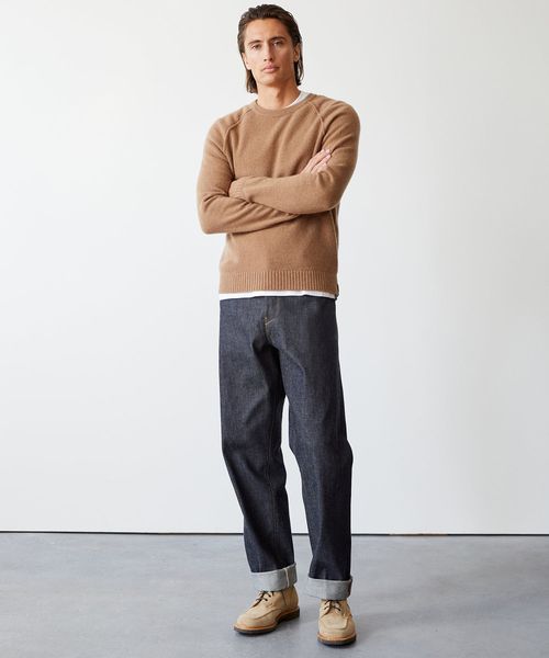 Made in USA Relaxed Selvedge Jean in Rigid