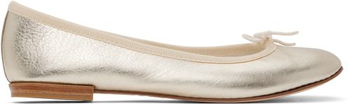 Repetto Gold Cendrillon Ballerina Flats