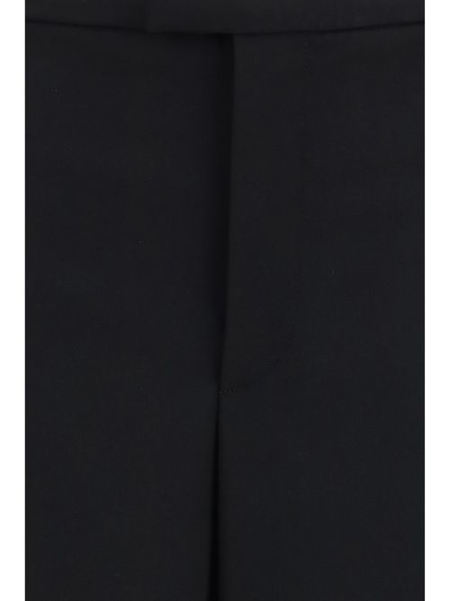 Lightweight Merino Wool Trousers — Black