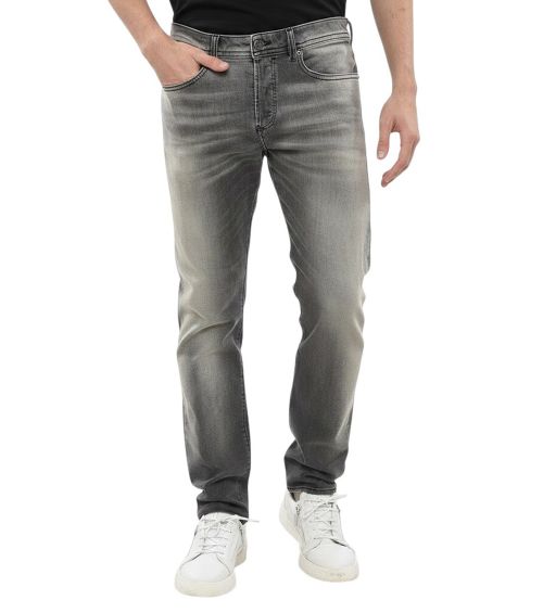 Grey Mid Rise Jeans