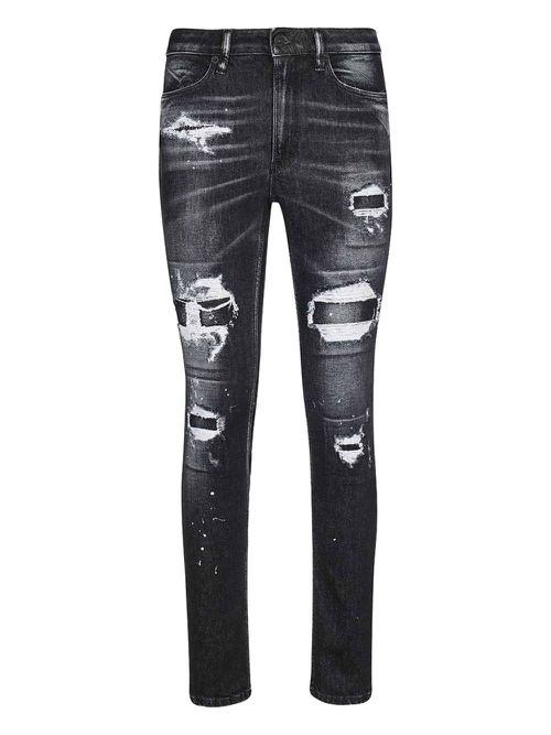 DONDUP distressed-effect jeans - Black