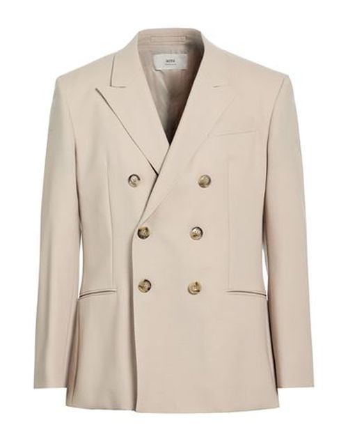 Man Blazer Beige Size 38 Virgin Wool