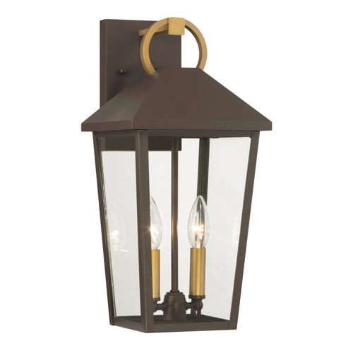 Painted Legacy Brass Outdoor Wall Lantern from the Bayra Collection