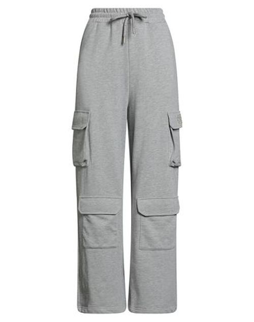Woman Pants Grey Size S Cotton